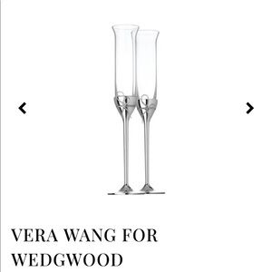 Vera wang love knot toasting flutes